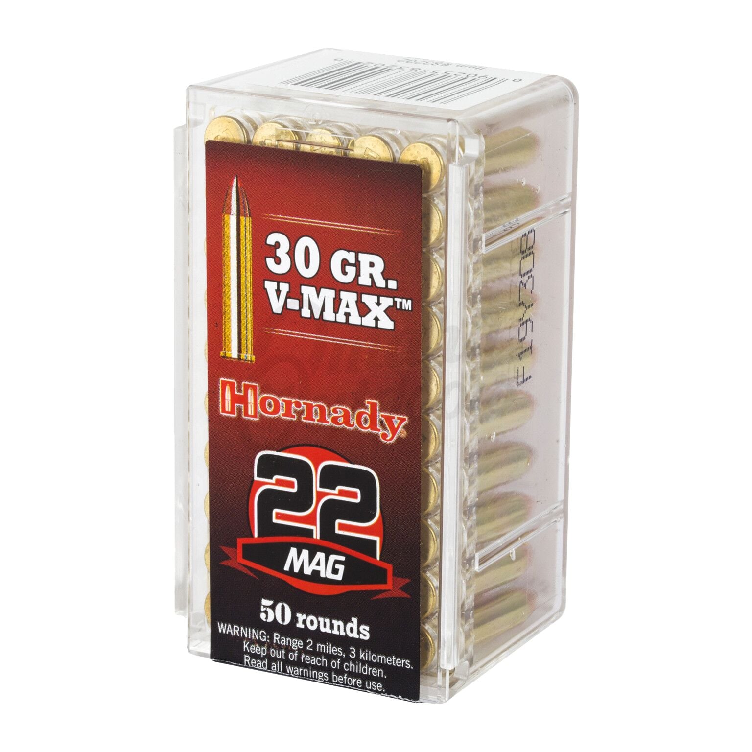 Hornady V-Max 22 Magnum Ammo 30gr 50 Rounds Hornady 22 Magnum Ammo