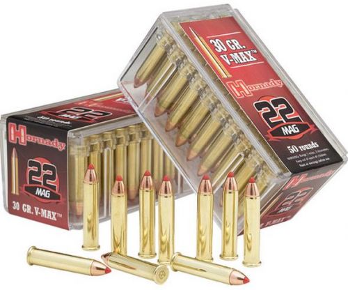 Hornady V-Max 22 Magnum Ammo 30gr 50 Rounds Hornady 22 Magnum Ammo